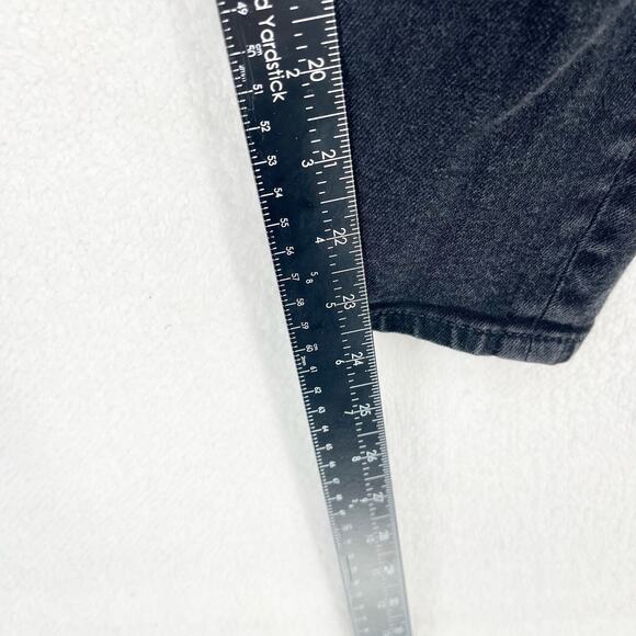 EVERLANE Jean Women Size 28 Skinny Mid Rise Ankle Cut Black Cotton Blended - Picture 3 of 6